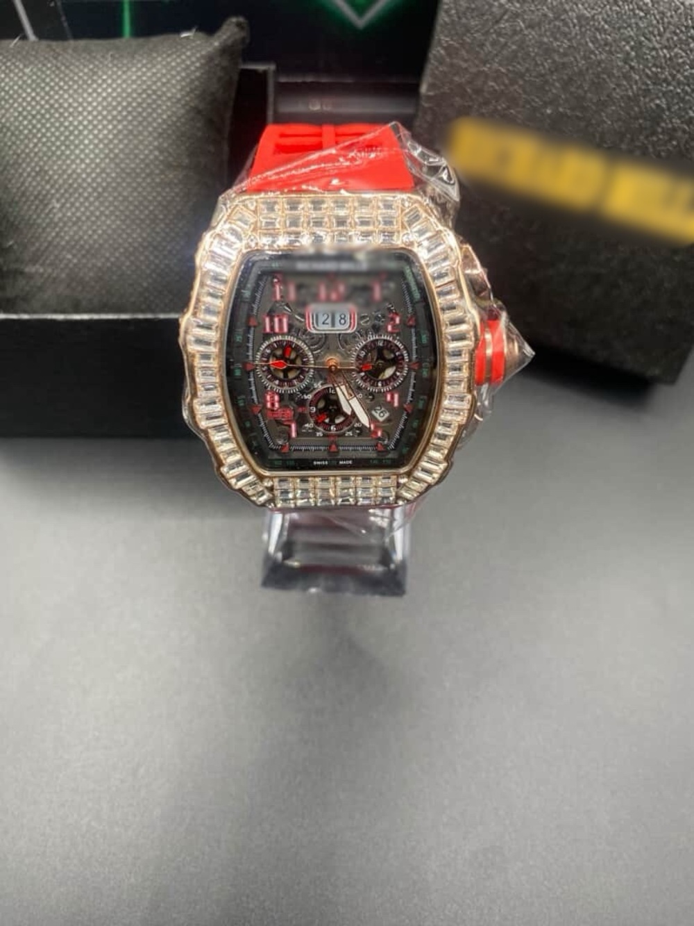 RM011 Chronograph Watch Diamond  Case 
*Box Included*
